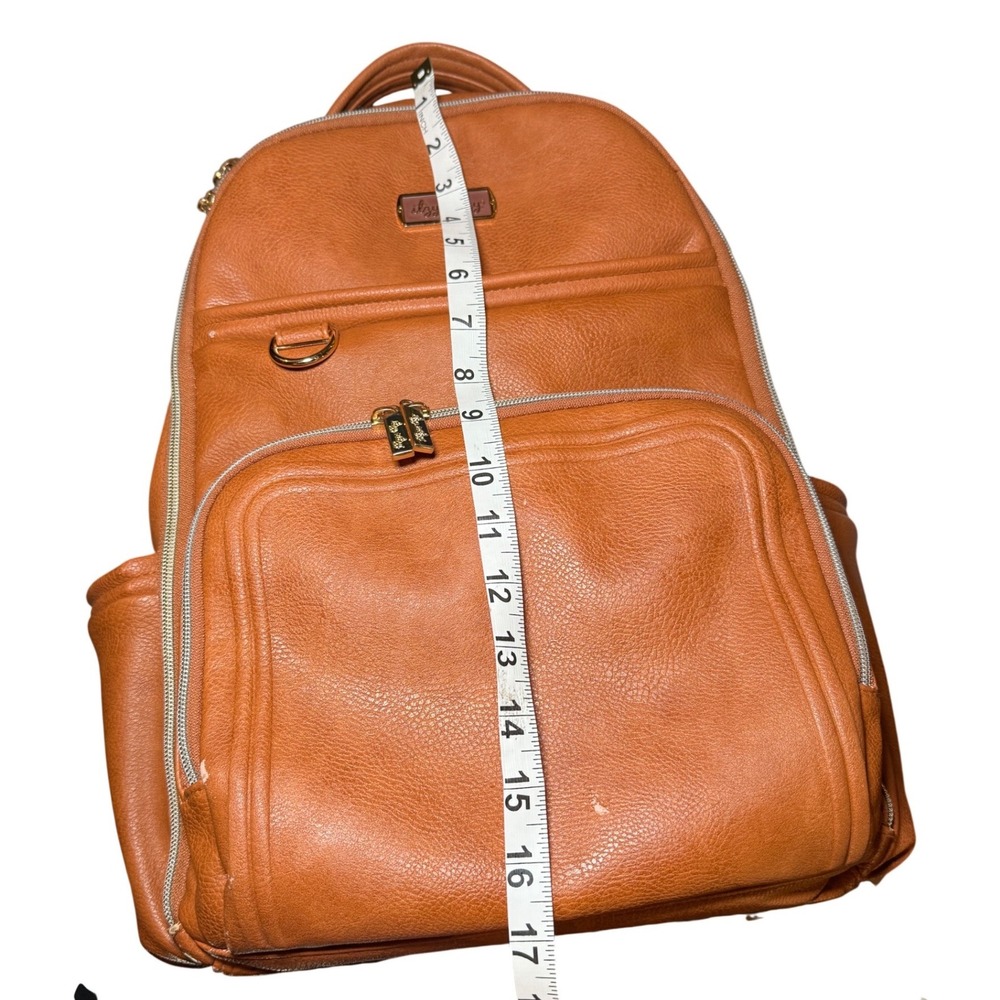 Itzy Ritzy Tan Convertible Diaper Backpack - Picture 3 of 16